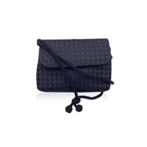 Pre-owned Canvas shoulder-bags Bottega Veneta Vintage , Black , Dames