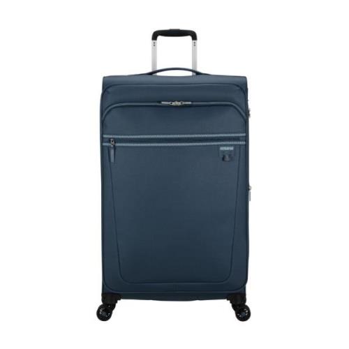 Aerospin Stijlvolle Trolley Tas American Tourister , Blue , Unisex