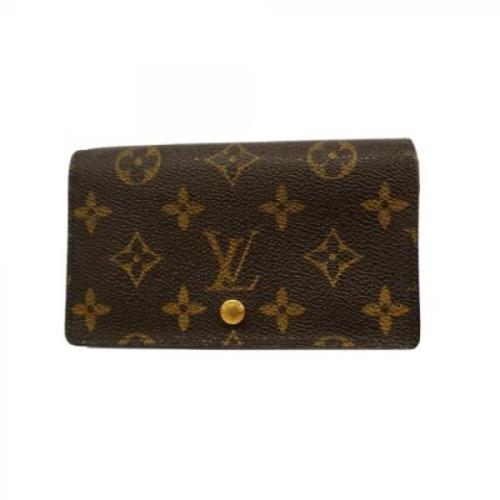 Pre-owned Fabric wallets Louis Vuitton Vintage , Brown , Unisex