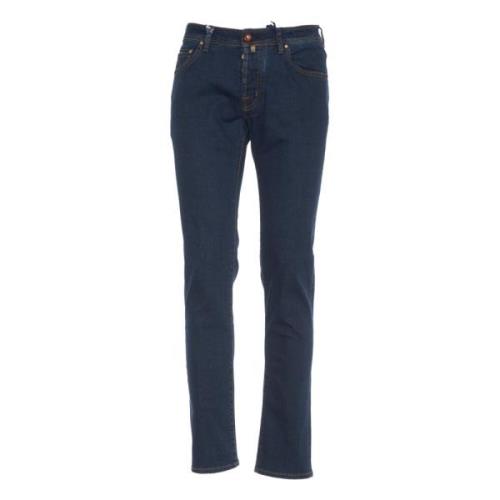 Donkerblauwe Super Slim Jeans Jacob Cohën , Blue , Heren