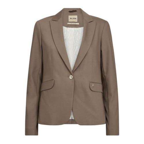 Klassieke Night Blazer in Pine Bark MOS Mosh , Brown , Dames