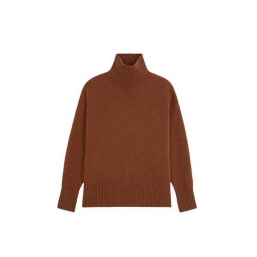 Elegante Pullover Trui voor Vrouwen Suncoo , Brown , Dames