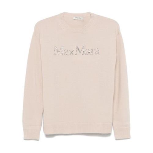 Beige Sweater voor Vrouwen Aw24 Max Mara , Beige , Dames