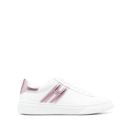 Witte Leren Casual Sneakers Hogan , White , Dames