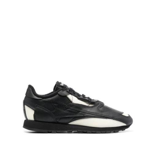 Zwarte leren casual trainers Maison Margiela , Black , Dames