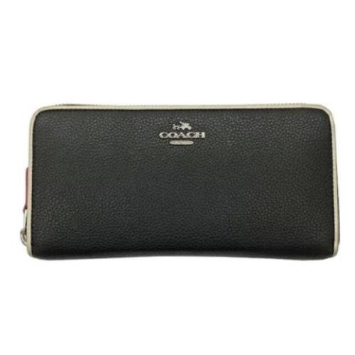 Pre-owned Leather wallets Coach Pre-owned , Black , Dames