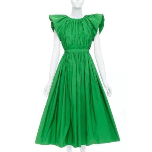 Pre-owned Polyester dresses Alexander McQueen Pre-owned , Green , Dame...