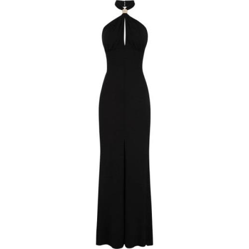 Elegante Avond- en Ceremoniejurk Elisabetta Franchi , Black , Dames