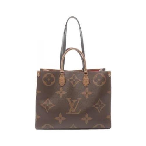 Pre-owned Canvas shoulder-bags Louis Vuitton Vintage , Brown , Dames