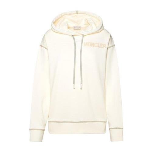 Stijlvolle Gebreide Trui Moncler , White , Heren