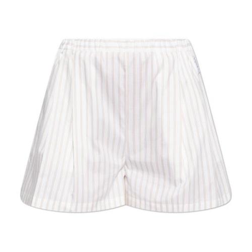 Gestreepte patroon shorts Marni , Beige , Dames