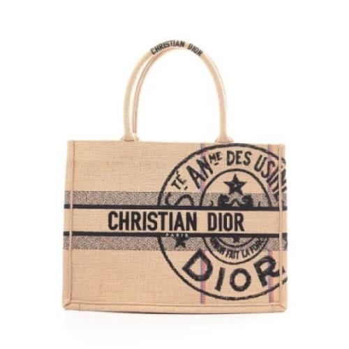 Pre-owned Canvas dior-bags Dior Vintage , Beige , Dames