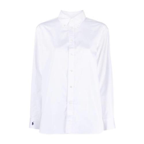 Witte Casual Overhemd met Lange Mouwen Polo Ralph Lauren , White , Dam...