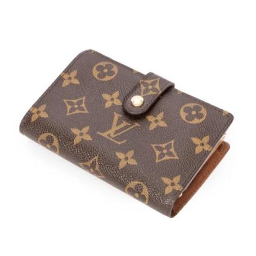 Pre-owned Coated canvas wallets Louis Vuitton Vintage , Brown , Dames