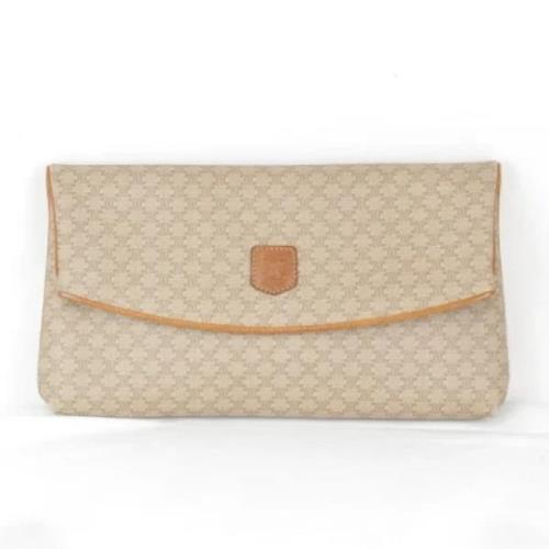 Pre-owned Canvas celine-bags Celine Vintage , Beige , Dames