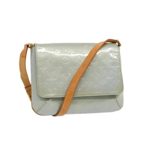 Pre-owned Leather louis-vuitton-bags Louis Vuitton Vintage , Gray , Da...