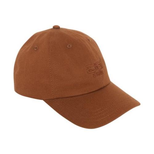 Bruine Pet met Geborduurd Logo Gestuz , Brown , Dames