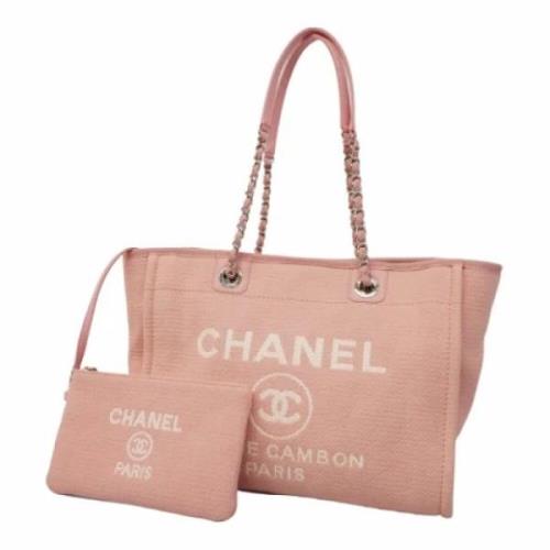 Pre-owned Canvas chanel-bags Chanel Vintage , Pink , Dames