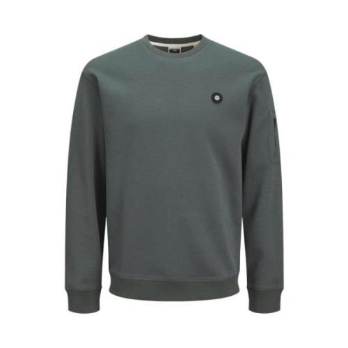 Urban Chic Sweatshirt Jack & Jones , Green , Heren