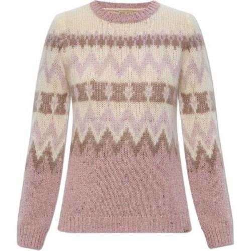 Fair Isle Wollen Trui Woolrich , Multicolor , Dames