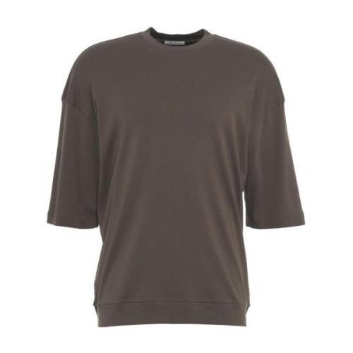 Boxy T-shirt Oliv Aw24 Stefan Brandt , Green , Heren