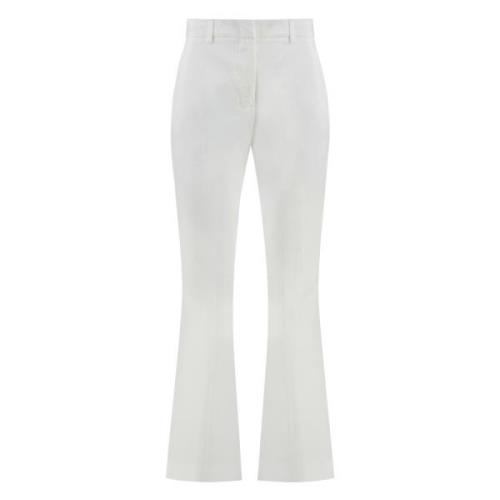 Katoenen Stretchbroek met Zakken PT Torino , White , Dames