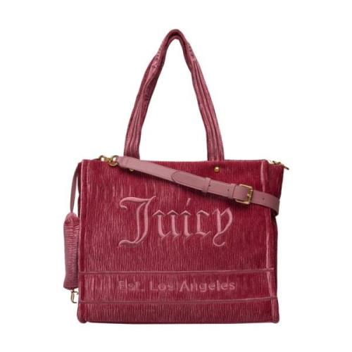 Glamoureuze Iris Large Shopper Tas Juicy Couture , Red , Dames