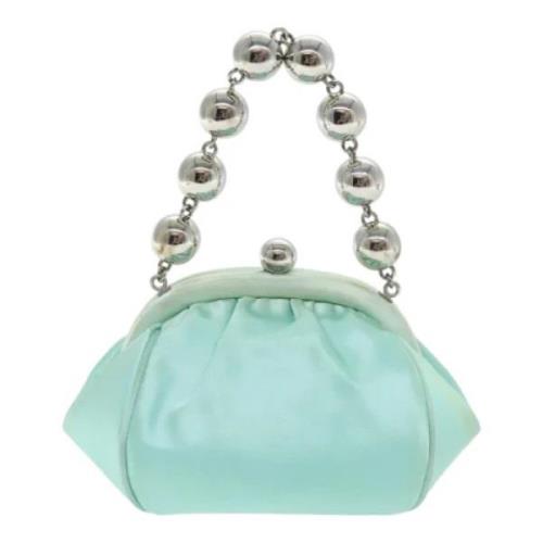 Pre-owned Silk handbags Tiffany & Co. Pre-owned , Blue , Dames