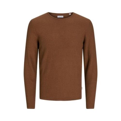 Essentials Cooper Gebreide Crew Neck Sweater Jack & Jones , Brown , He...