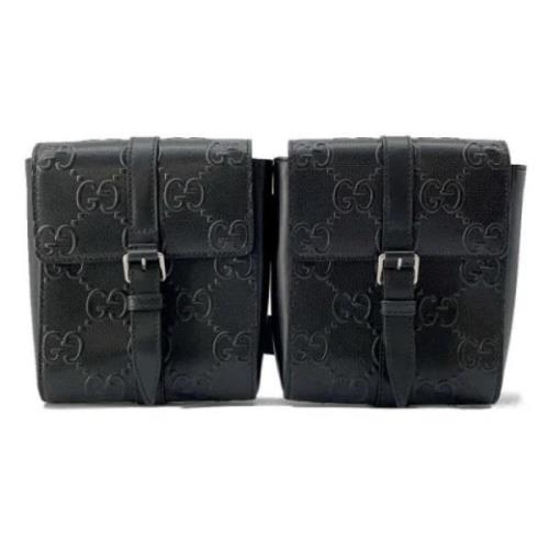 Pre-owned Leather gucci-bags Gucci Vintage , Black , Dames