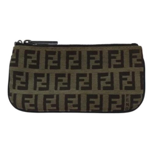 Pre-owned Canvas wallets Fendi Vintage , Beige , Dames