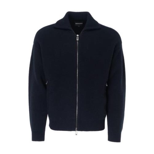 Blauwe Cardigan Stijlvol Model Emporio Armani , Blue , Heren