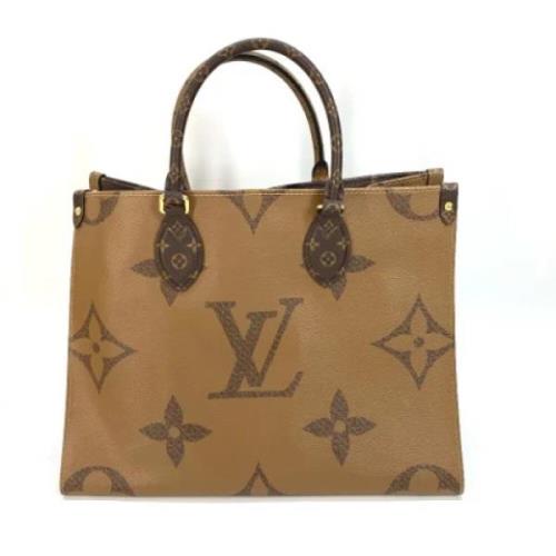 Pre-owned Fabric louis-vuitton-bags Louis Vuitton Vintage , Brown , Da...