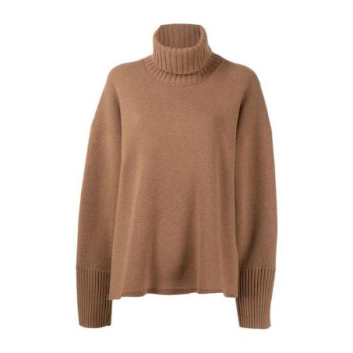 Oversize Cashmere Turtleneck Sweater Proenza Schouler , Brown , Dames