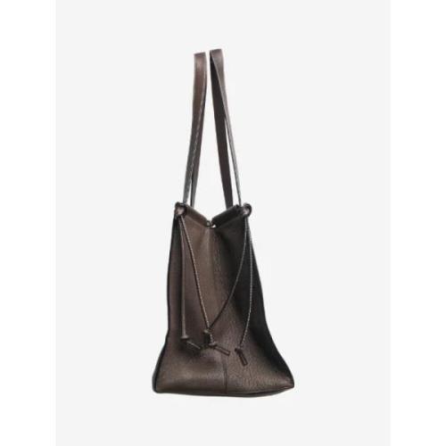 Pre-owned Leather totes Loewe Pre-owned , Brown , Dames