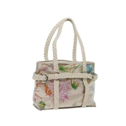 Pre-owned Fabric shoulder-bags Salvatore Ferragamo Pre-owned , Beige ,...