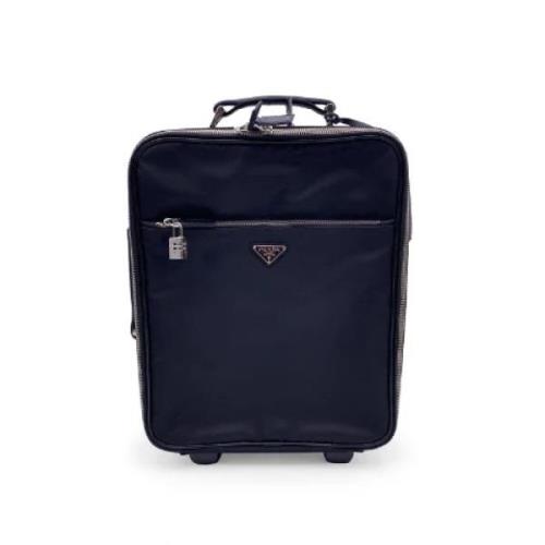 Pre-owned Canvas travel-bags Prada Vintage , Black , Dames