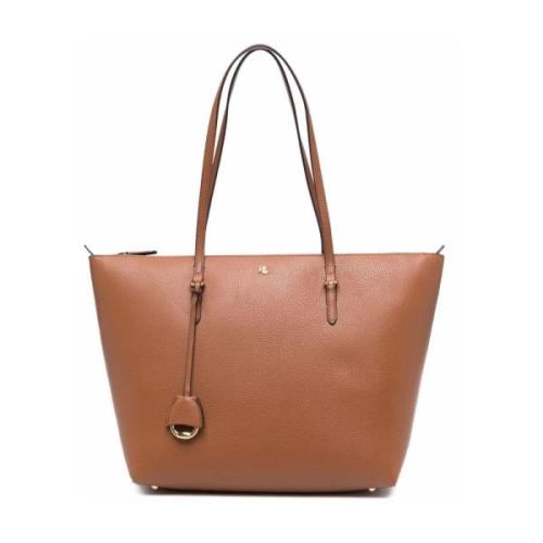 Keaton 31 tote medium Ralph Lauren , Brown , Dames