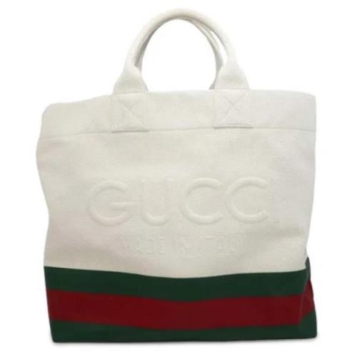 Pre-owned Canvas gucci-bags Gucci Vintage , Beige , Dames