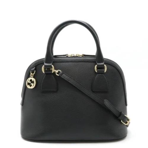 Pre-owned Leather gucci-bags Gucci Vintage , Black , Dames