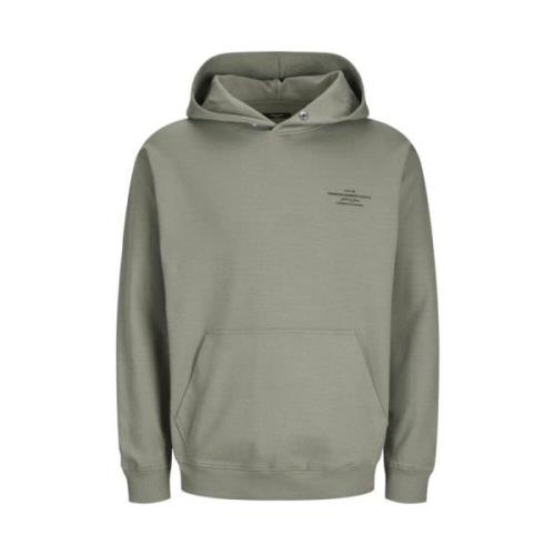 Premium Sweat Hood in Agave Green Jack & Jones , Green , Heren