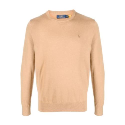 Bruine Casual Trui met Lange Mouwen Polo Ralph Lauren , Brown , Heren