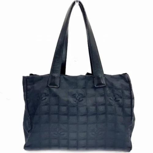 Pre-owned Canvas chanel-bags Chanel Vintage , Blue , Dames