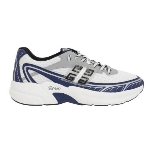 Lage Sneakers in Wit en Grijs/Blauw Givenchy , Blue , Heren