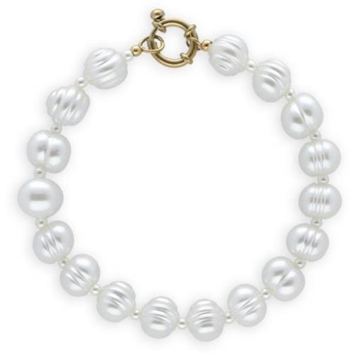 Parel armband voor een elegante uitstraling Notre-v , Yellow , Dames