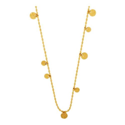 Gouden Dot Ketting Waterdicht Passion Dansk Copenhagen , Yellow , Dame...