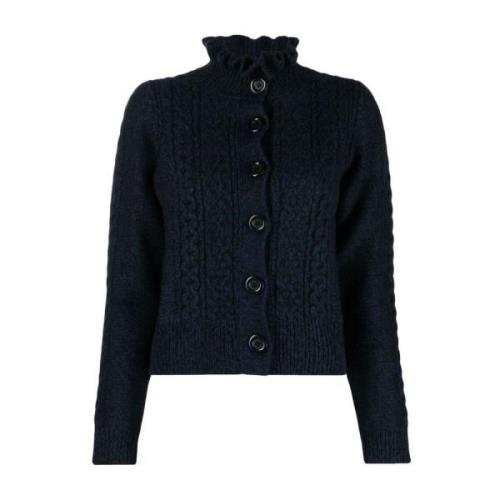 Zwarte Wollen Turtleneck Cardigan See by Chloé , Black , Dames