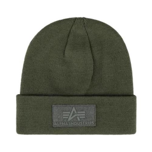 Klassieke Beanie met Moderne Functionaliteit Alpha Industries , Green ...