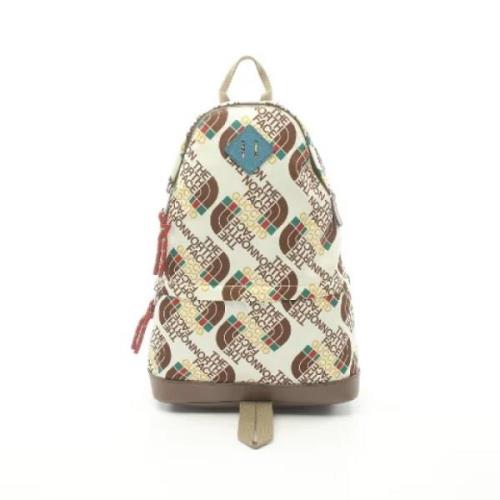 Pre-owned Canvas backpacks Gucci Vintage , White , Dames