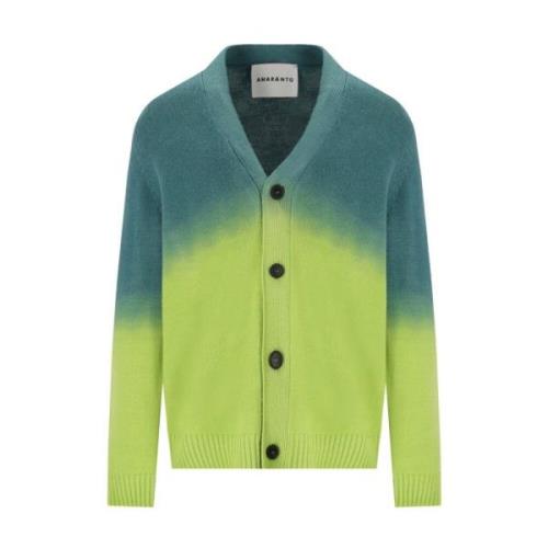 Verloop Wol Vest Groen Blauw Amaránto , Green , Heren